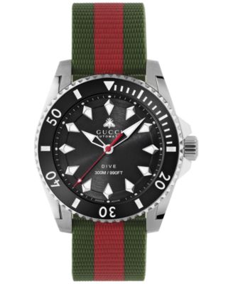 Gucci watch green and red strap best sale