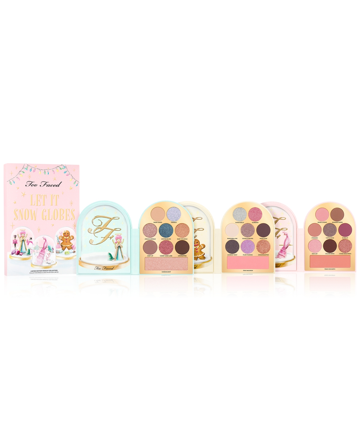 Too Faced Let It Snow Globes Limited-edition Makeup Set In Multi