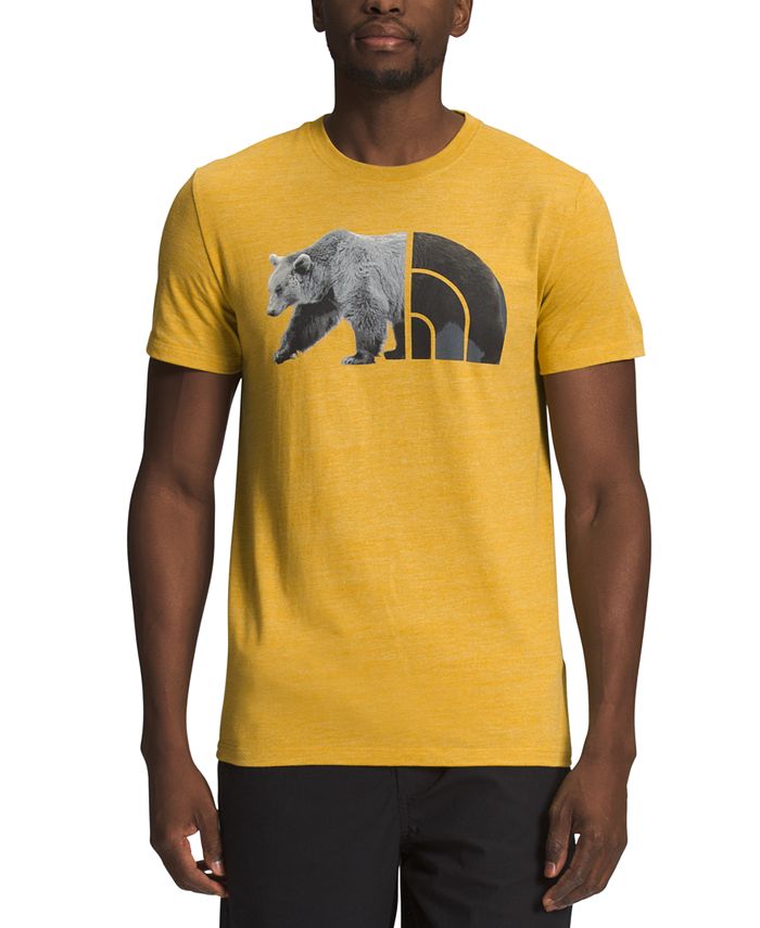 The North Face Mens S/S Tri-Blend Bear Tee - Macy's