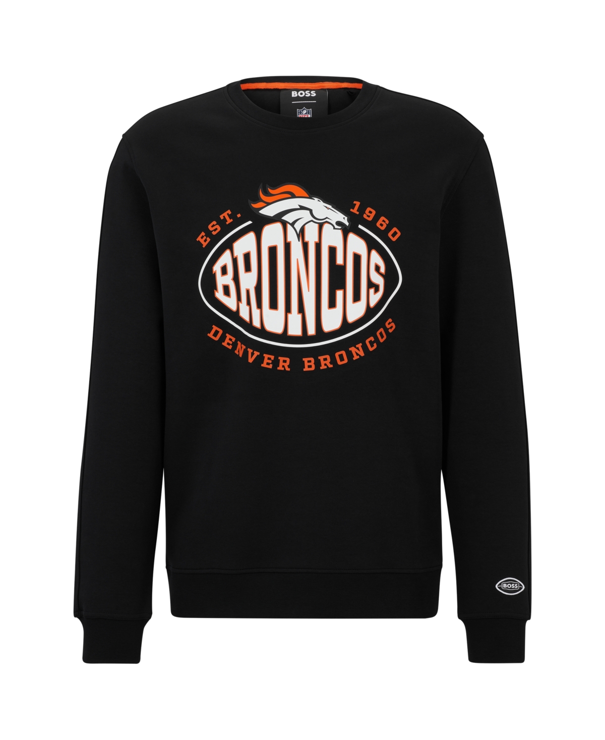 HUGO BOSS BOSS BY HUGO BOSS MEN'S BOSS X DENVER BRONCOS NFL SWEATSHIRT 
