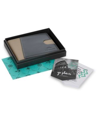 Men's Slim Bifold   Wallet with Money Clip