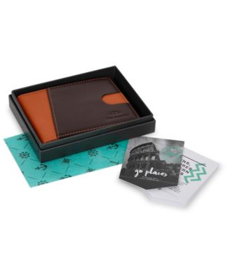 Men's Slim Bifold   Wallet with Money Clip