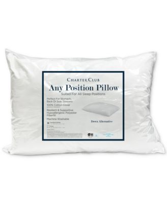 Charter Club Any Position Pillow, King, Exclusively at Macy’s
