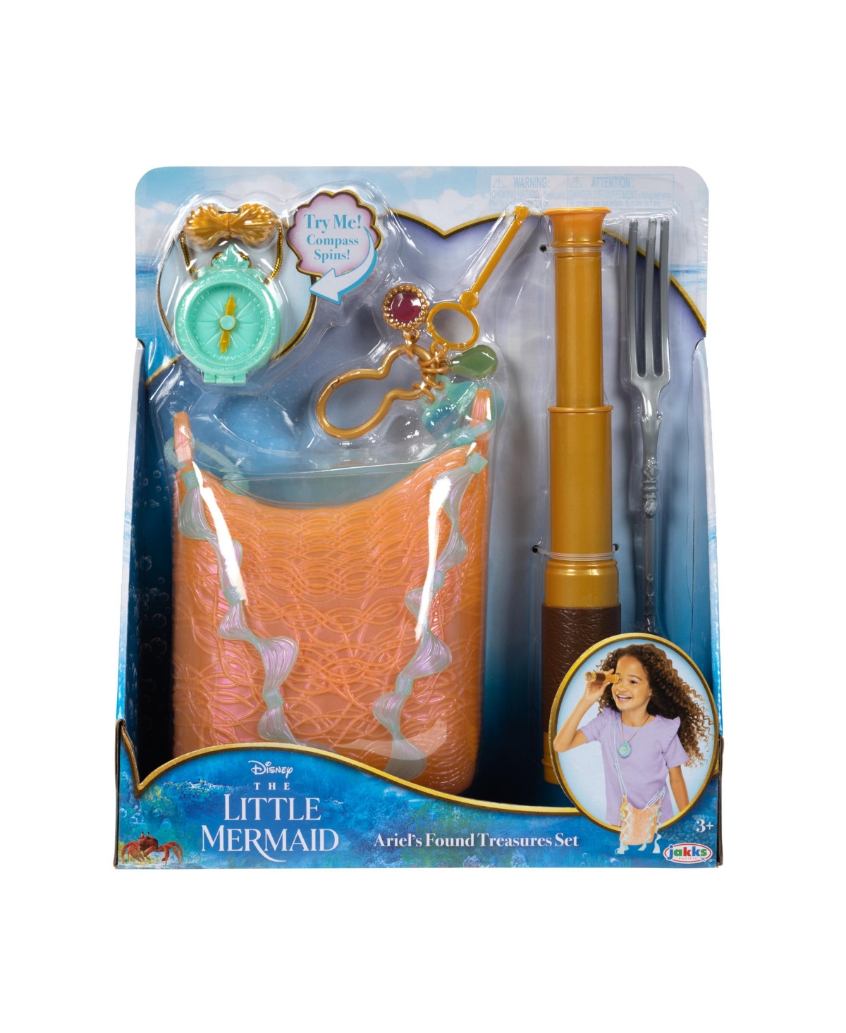 Disney The Little Mermaid Live Action Ariel's Found Treasures Role Play Set In No Color