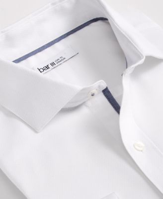 Men's Slim-Fit Diamond Dobby Dress Shirt, Created for Macy's