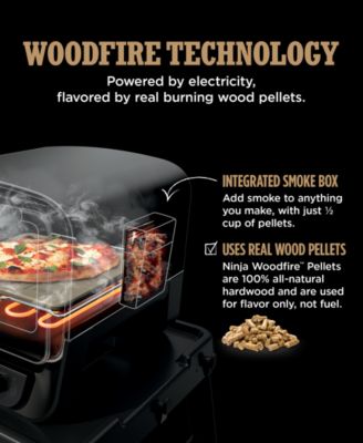 Woodfire Pizza Oven, 8-in-1 Outdoor Oven, 5 Pizza Settings, Up to 700 Fahrenheit High Heat, BBQ (Barbecue) Smoker - OO101