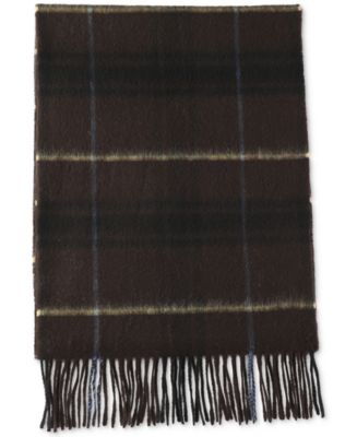 Club Room Men's Plaid Cashmere Scarf, Created for Macy's - Macy's