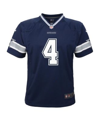 Toddler Boys and Girls Dak Prescott Navy Dallas Cowboys Team Game Jersey