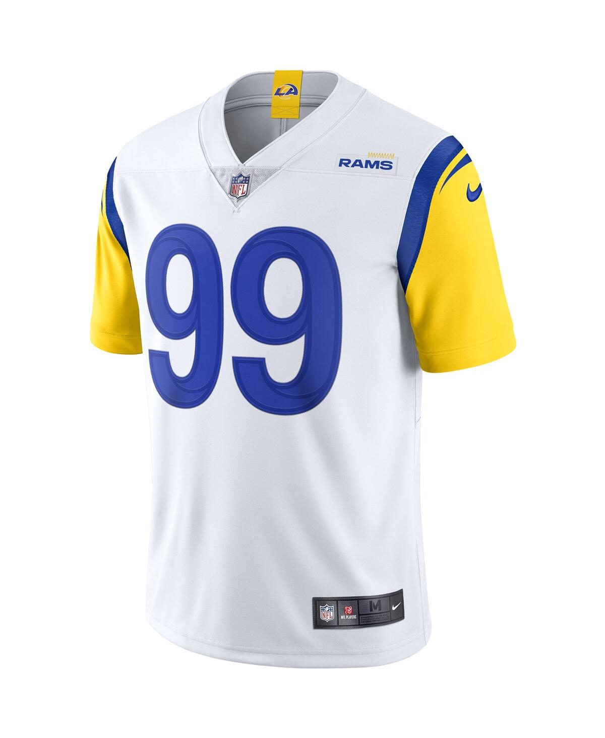 Men's NikeAaron Donald Los Angeles Rams Alternate Vapor Limited Jersey - White
