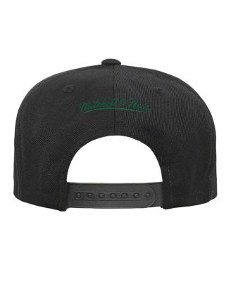Big Boys and Girls Black Boston Celtics Team Script Snapback Hat