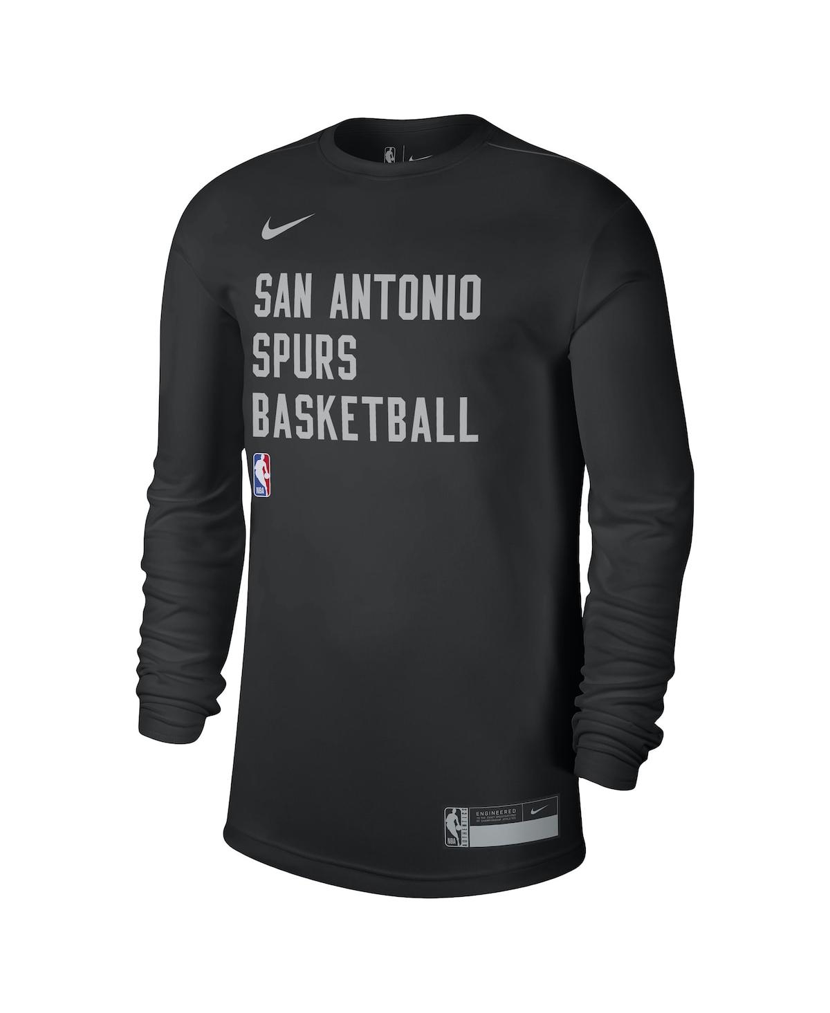 Shop Nike Men's And Women's  Black San Antonio Spurs 2023 Legend On-court Practice Long Sleeve