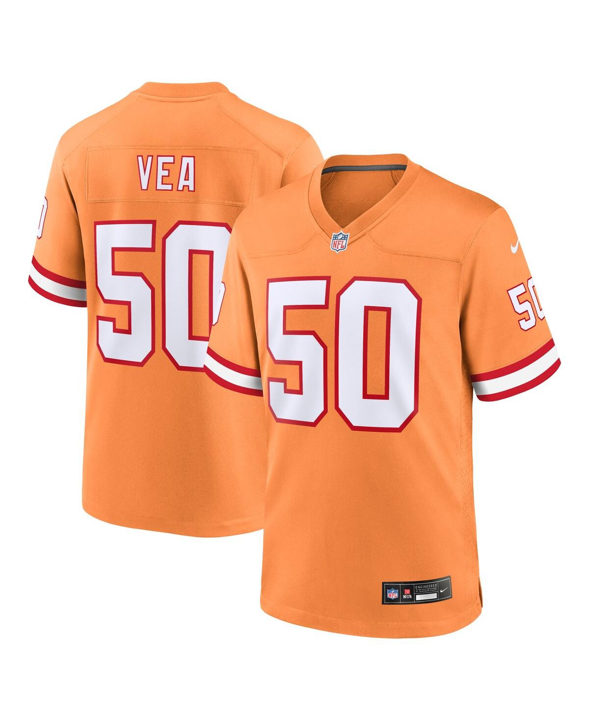 Men's Nike Vita VeaTampa Bay Buccaneers Throwback Game Jersey - Orange