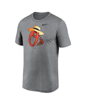 Men's Baltimore Orioles Nike Gray Authentic Collection Legend Team