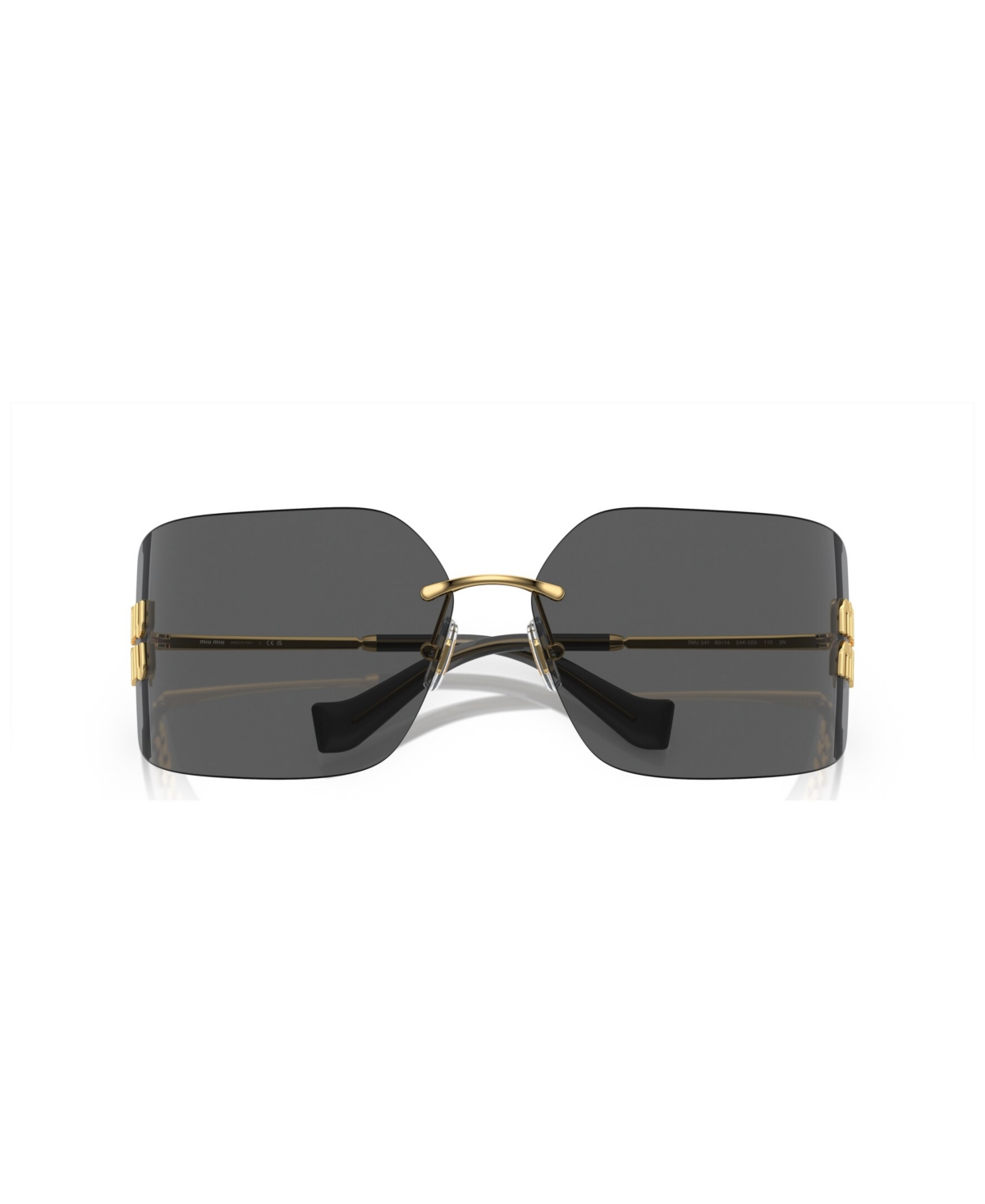 Miu Miu Sunglasses 54ys Sole In Gold