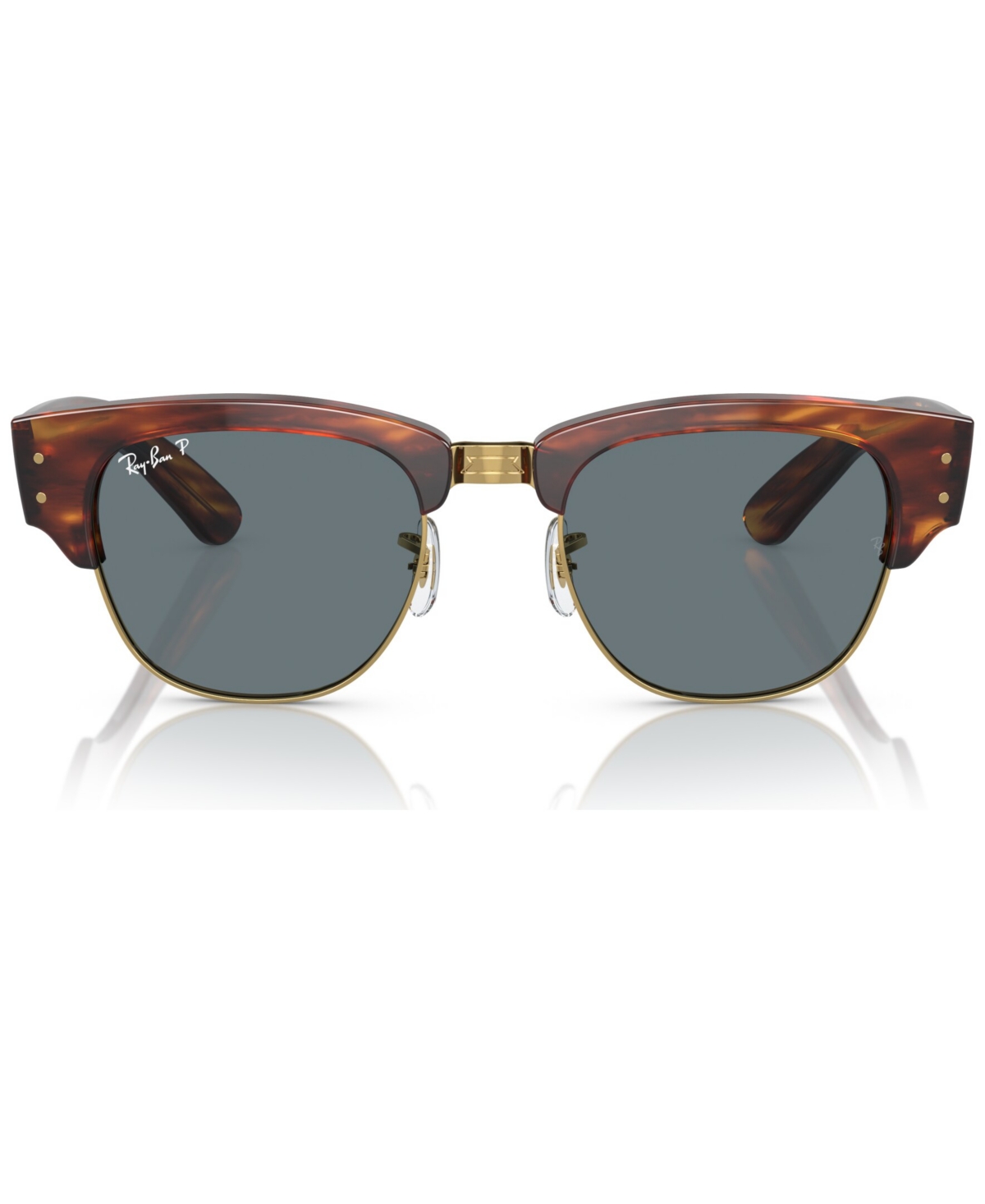 Ray Ban Unisex Transition Sunglasses, Mega Clubmaster In Striped Havana