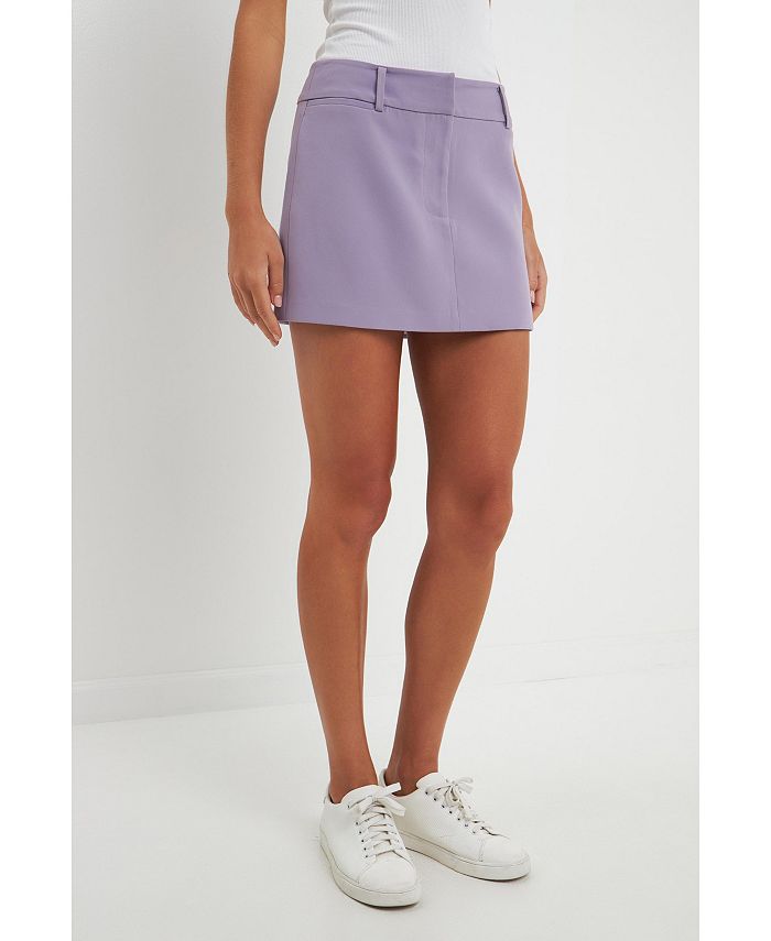 English Factory Women's Low Rise Mini Skirt - Macy's