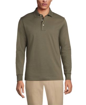 Big & Tall Long Sleeve Cotton Supima Polo Shirt