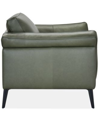 Keery 49" Leather Chair, Created for Macy's