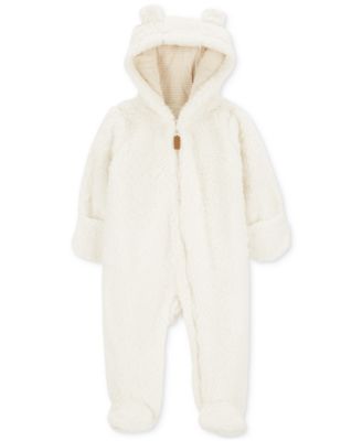 Carter's - Baby Faux-Sherpa Footed Pram Coverall
