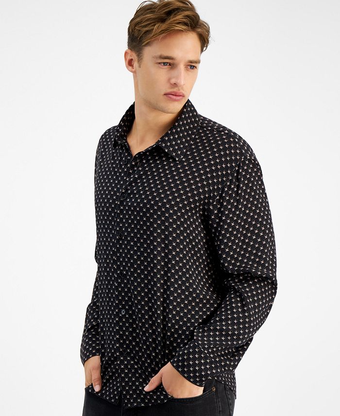 CRWTH Men's SkullPrint Shirt Macy's