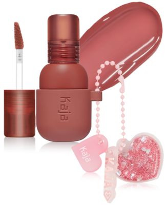 Kaja Jelly Charm Glazed Lip Stain Blush With Keychain 017 oz - Peach Fizz 25$