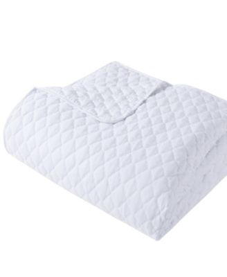 Diamond Stitched 3 Piece Quilt Set, Full/Queen