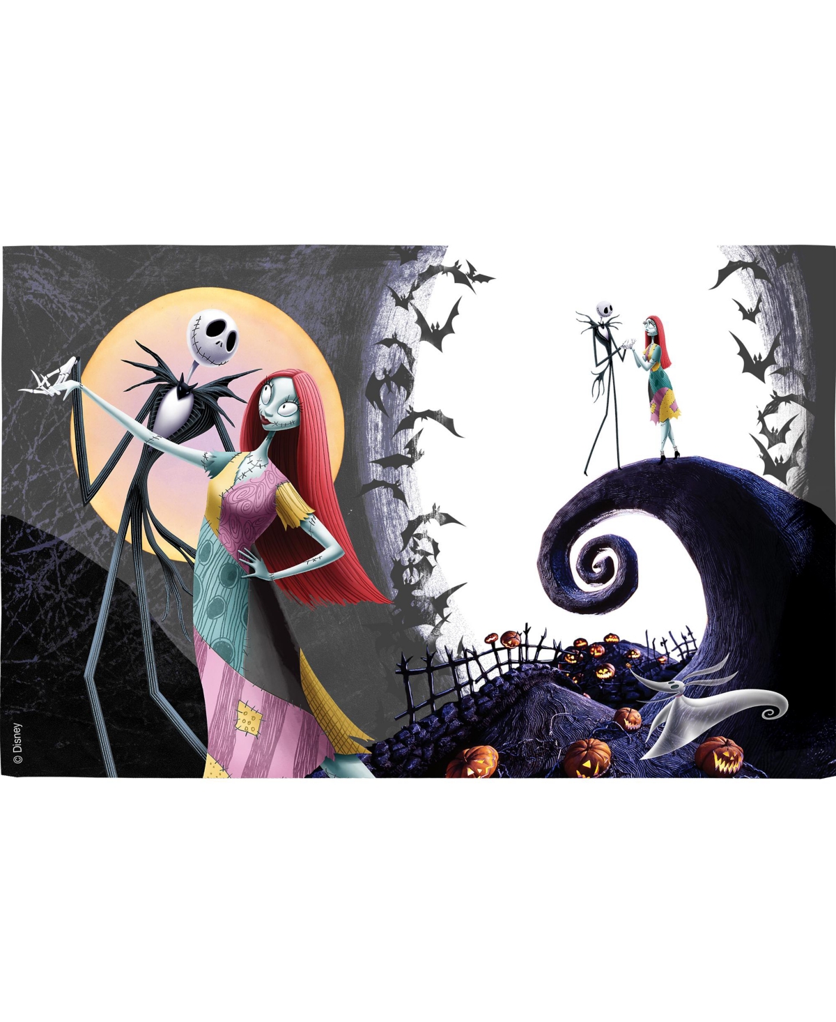 Tervis Disney Halloween Nightmare Before Christmas Jack and Sally Made in Usa Double Walled Insulated Tumbler Travel Cup Keeps Drinks Cold & Hot