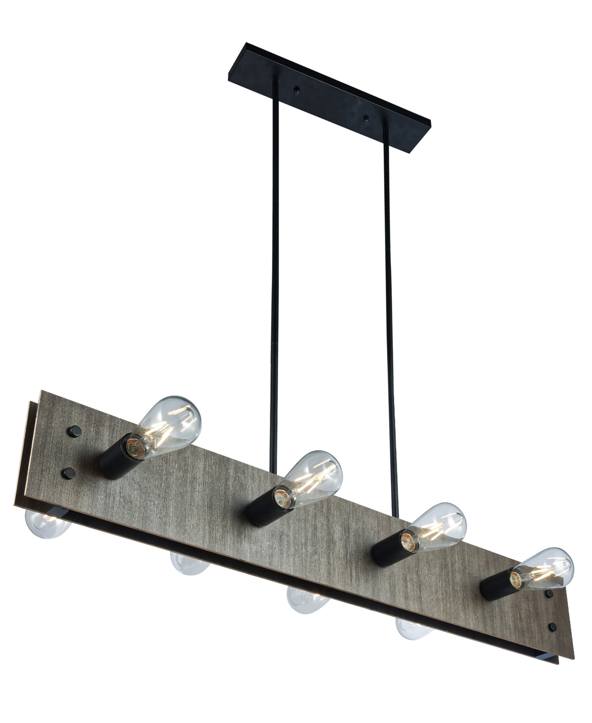 Home Accessories Firone 39.4" 10-light Indoor Chandelier With Light Kit In Black Steel