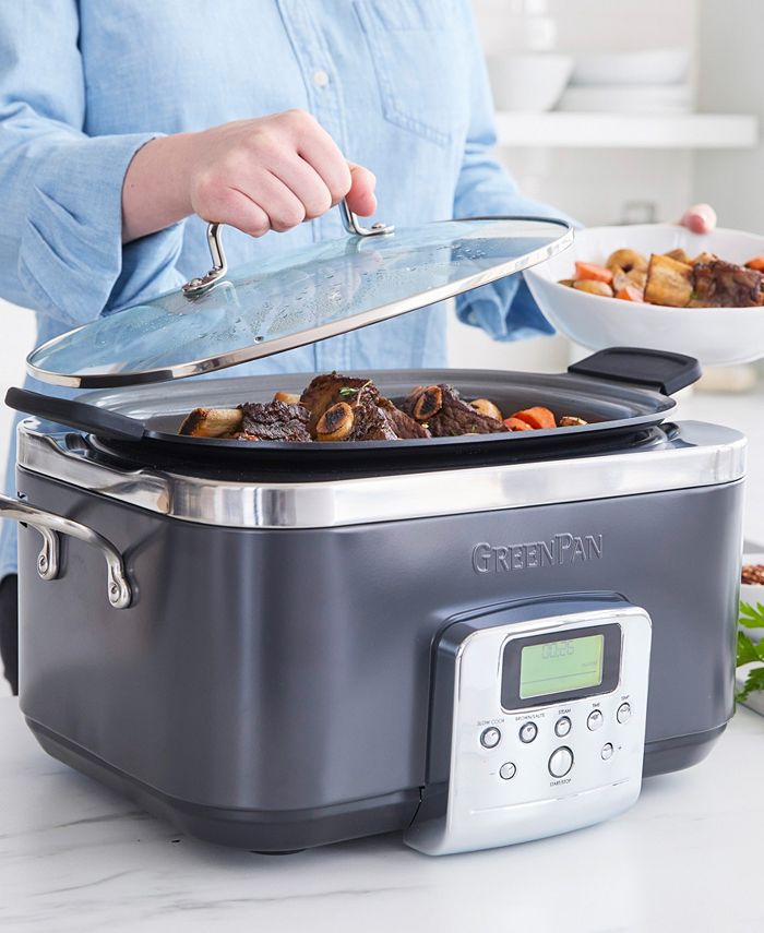 GreenPan Elite 18.9" Slow Cooker Macy's