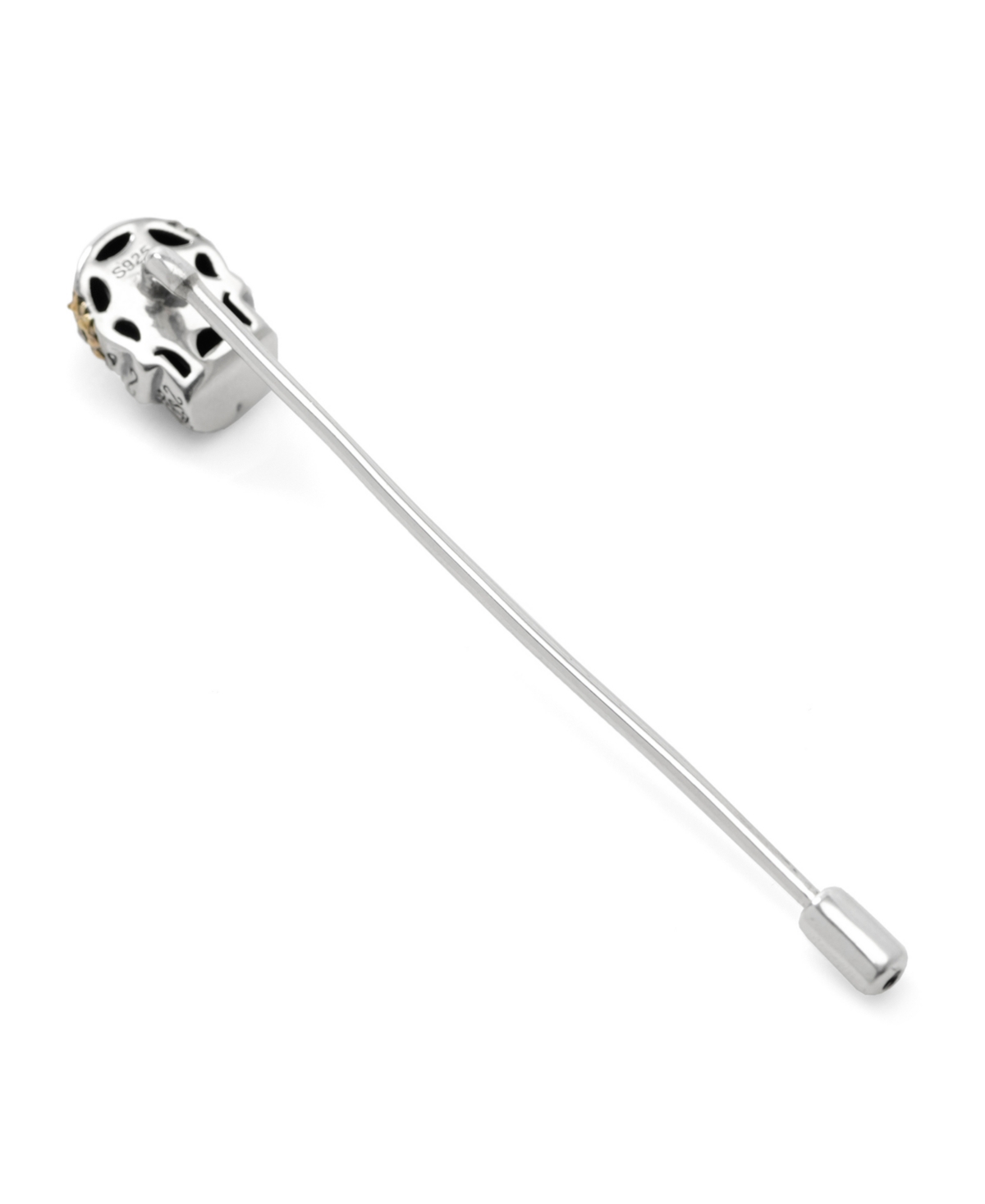 Shop Ox & Bull Trading Co. Men's Sterling Silver Skull Stick Pin