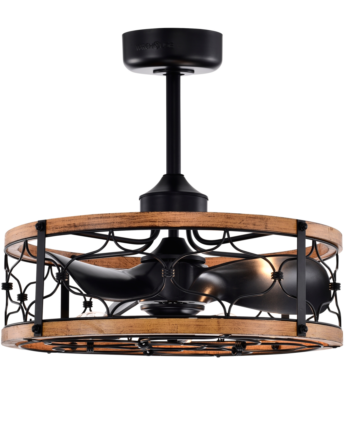 Home Accessories Cornelia 24" 5-light Indoor Ceiling Fan With Light Kit In Matte Black