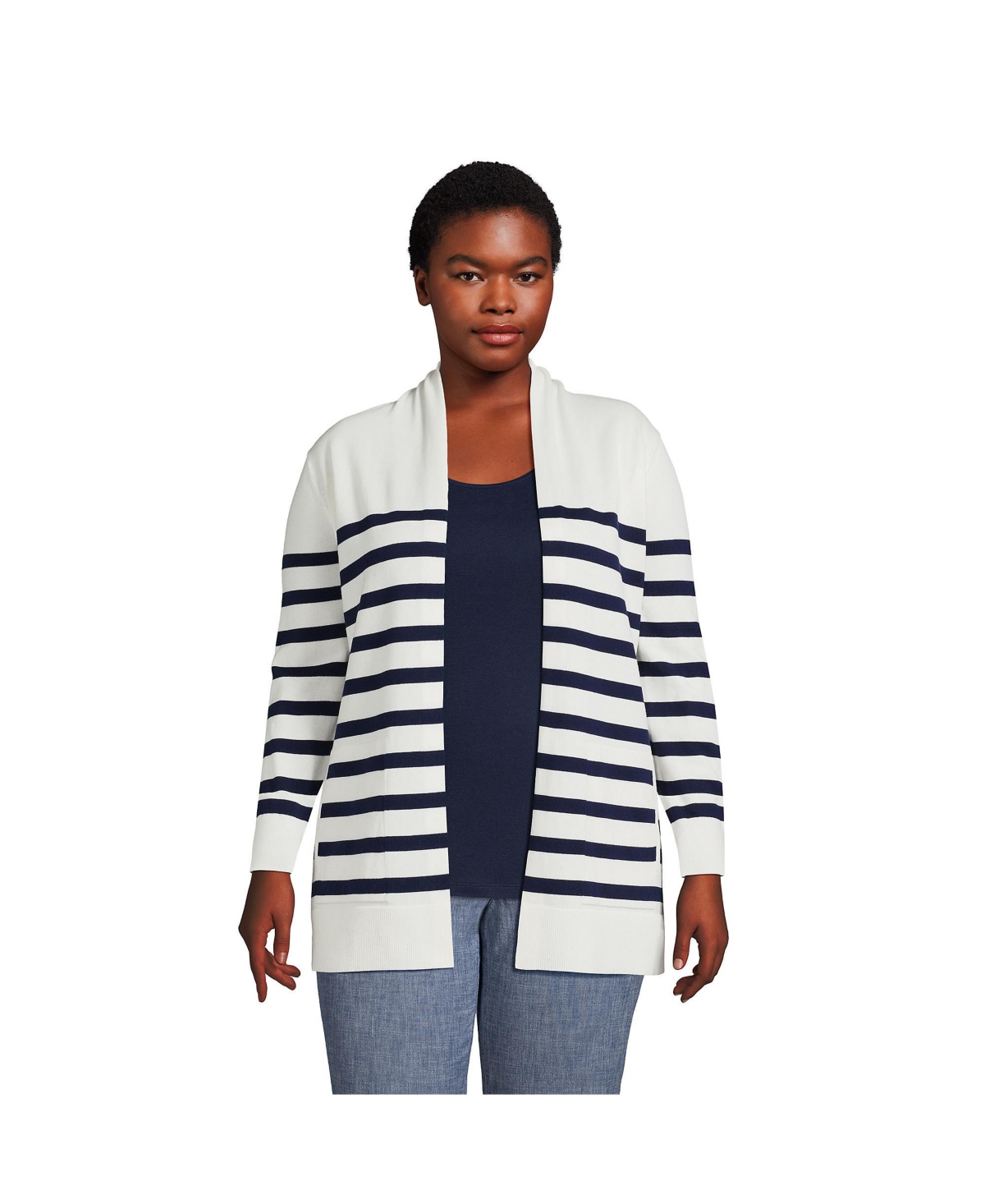 Lands end new arrivals long cardigan