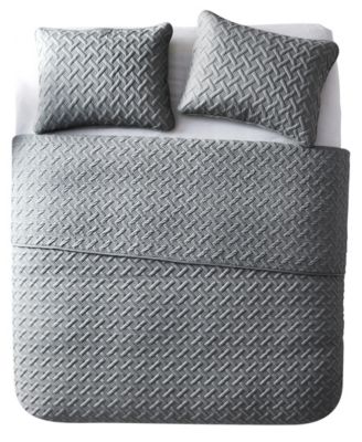 Nina Embossed 2-Pc.Quilt Set, Twin