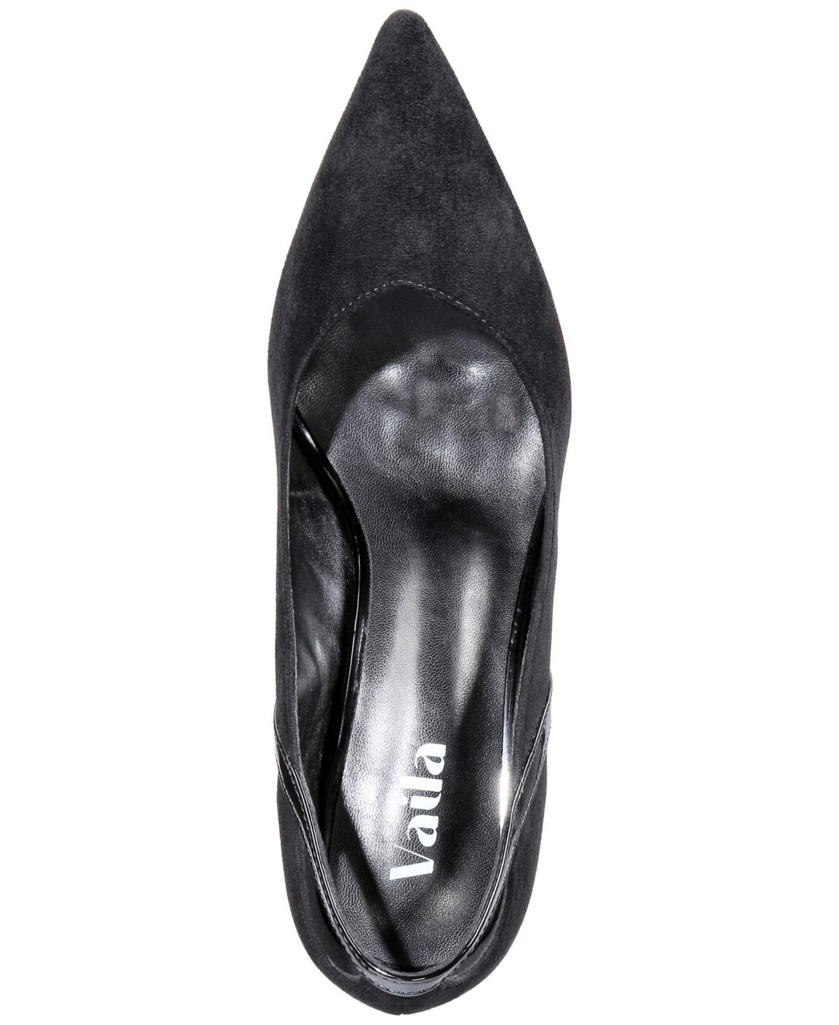 Shop Vaila Shoes Kendall Slip-on Pointed-toe Pumps-extended Sizes 9-14 In Black
