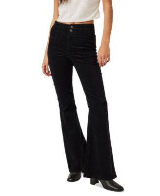 Free People - Women's Jayde Corduroy Flare-Leg Pants