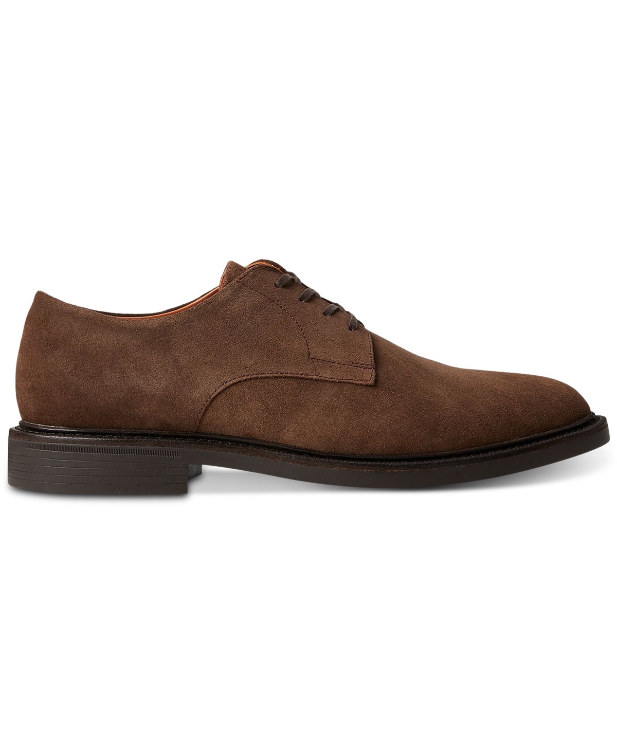 Shop Polo Ralph Lauren Men's Asher Suede Lace-up Derby Dress Shoes In Polo Tan