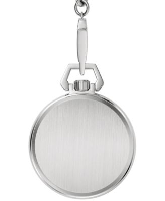 Men's Automatic Classic Sutton Stainless Steel Chain Pocket Watch 50mm