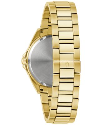 Men's Classic Phantom Gold-Tone Stainless Steel Bracelet Watch 40mm