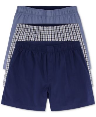 Men's 3-Pk. Cotton Boxers