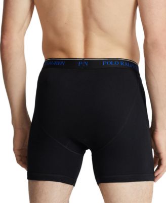 Men's 5 +1 Free Bonus Pack. Classic-Fit Cotton Boxer Briefs 