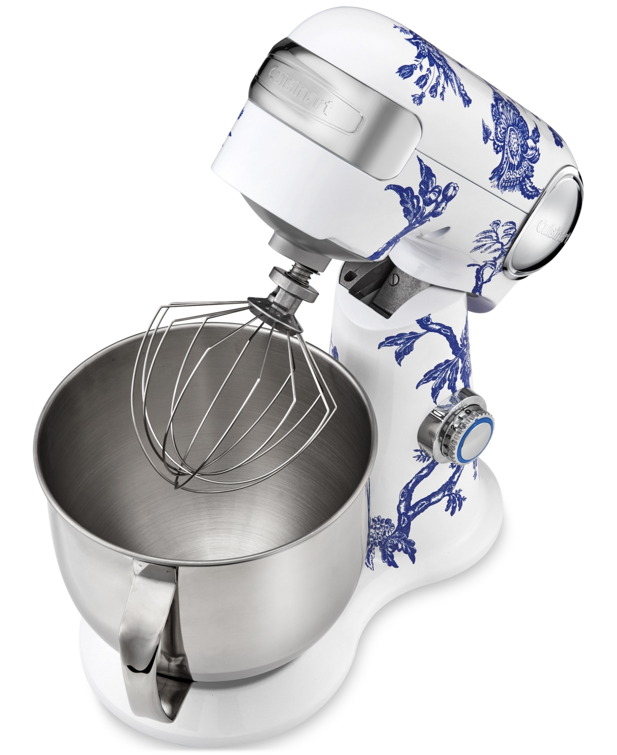 Cuisinart Caskata Sm-50CK Precision Master 5.5-Qt. Stand Mixer - White And Blue Floral