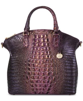 Brahmin Large Duxbury Satchel Black Melbourne  Leather handbag purse,  Brahmin handbags, Satchel