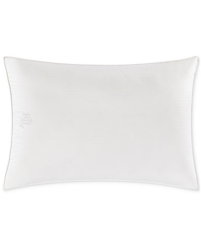 Lauren Ralph Lauren Won't Go Flat Foam Core Extra Firm Density Down Alternative Pillow, Standard/Queen - White