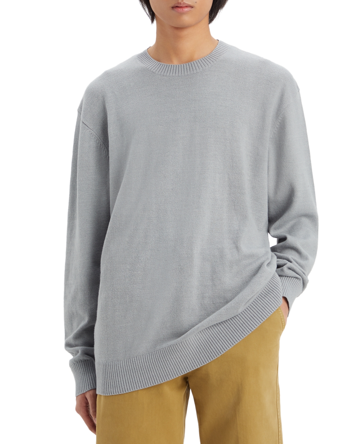 Levi's Men's Crewneck Sweater In Grey