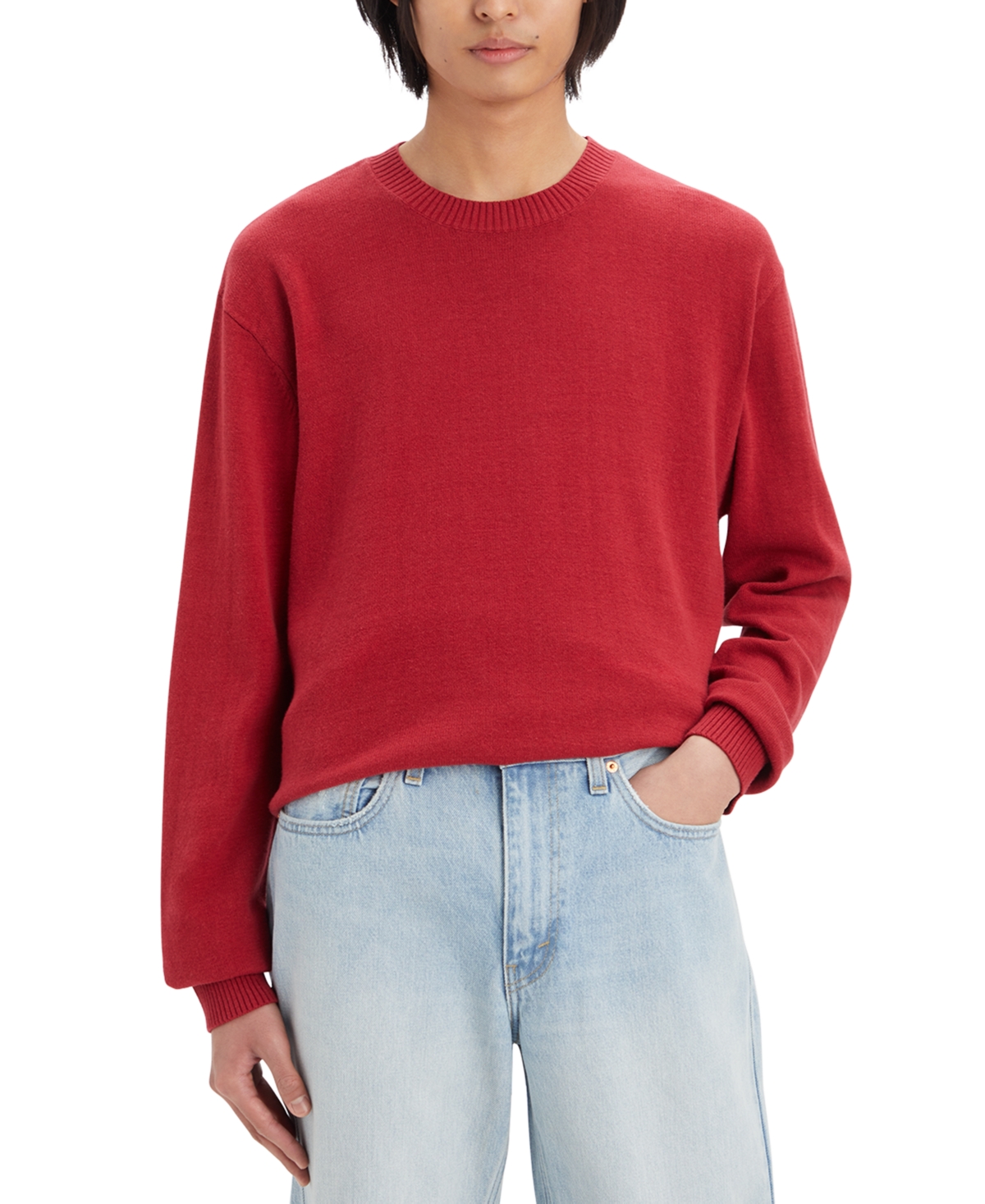 Levi's Men's Crewneck Sweater In Red