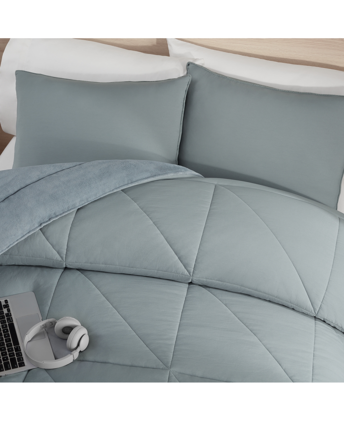 Ugg Corey Reversible 3-pc. Comforter Set, Full/queen In Gray
