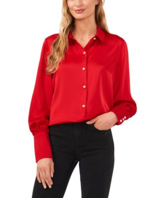 CeCe - Women's Button-Front Shirt
