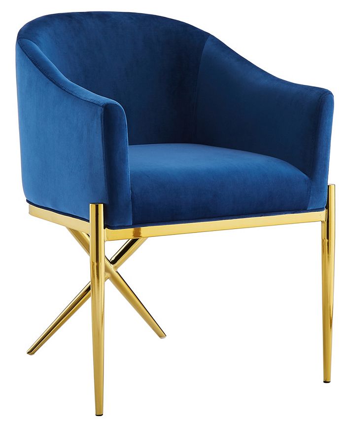 Best Master Furniture Dalton 32" Velvet Side Chair Macy's