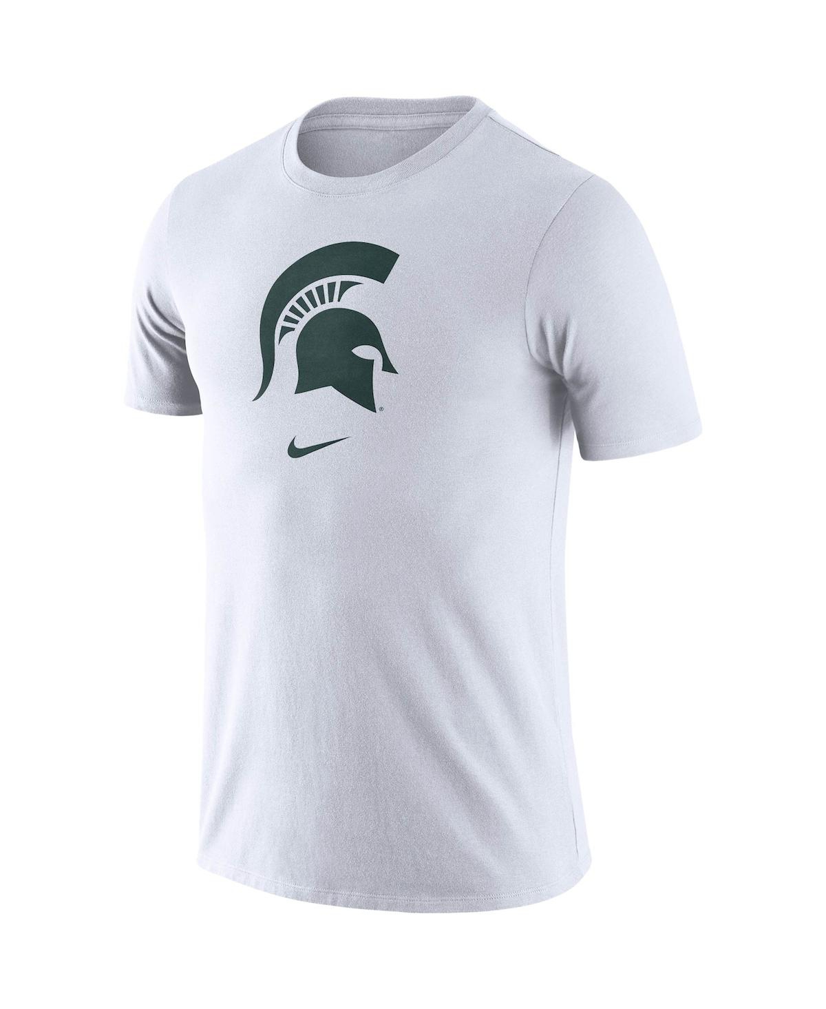 Men's NikeMichigan State Spartans Essential Logo T-shirt - White