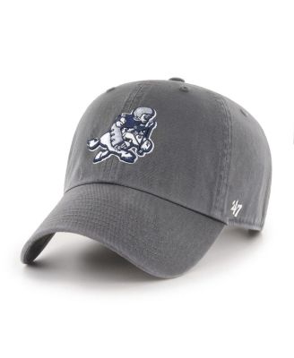 Men's Charcoal Dallas Cowboys Retro Joe II Clean Up Adjustable Hat